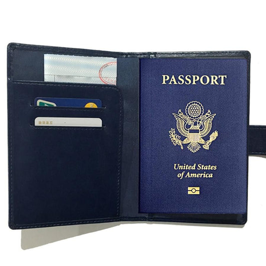 RFID-Protected Passport Wallet in Vegan Leather