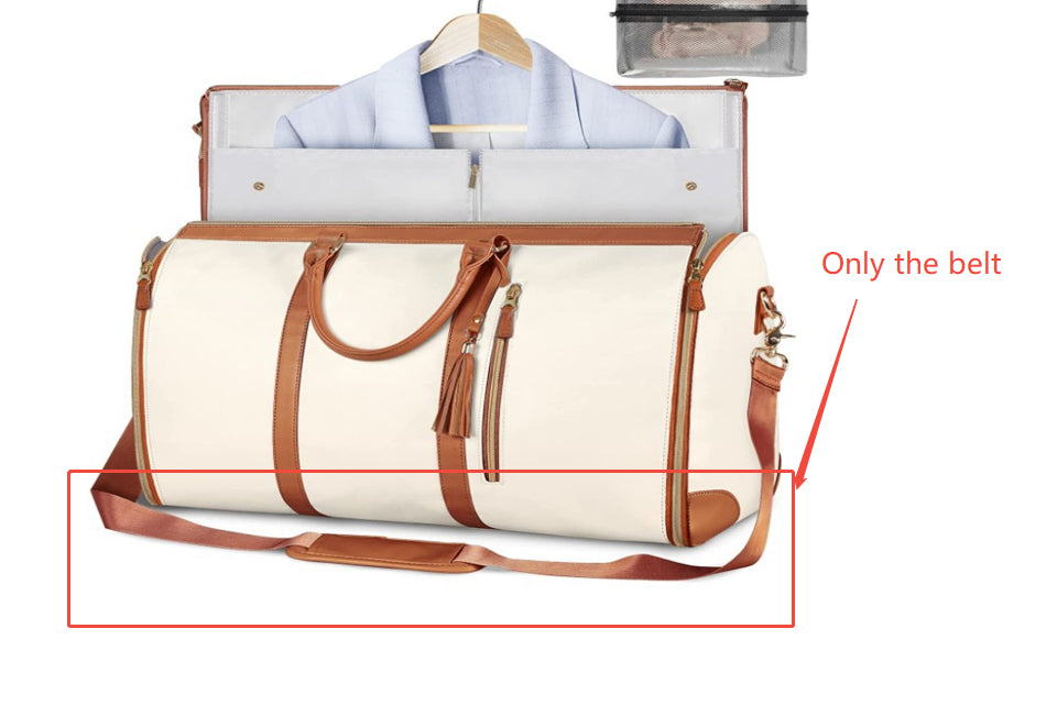 Women's Large Capacity Travel Duffle and Garment Bag Handbag