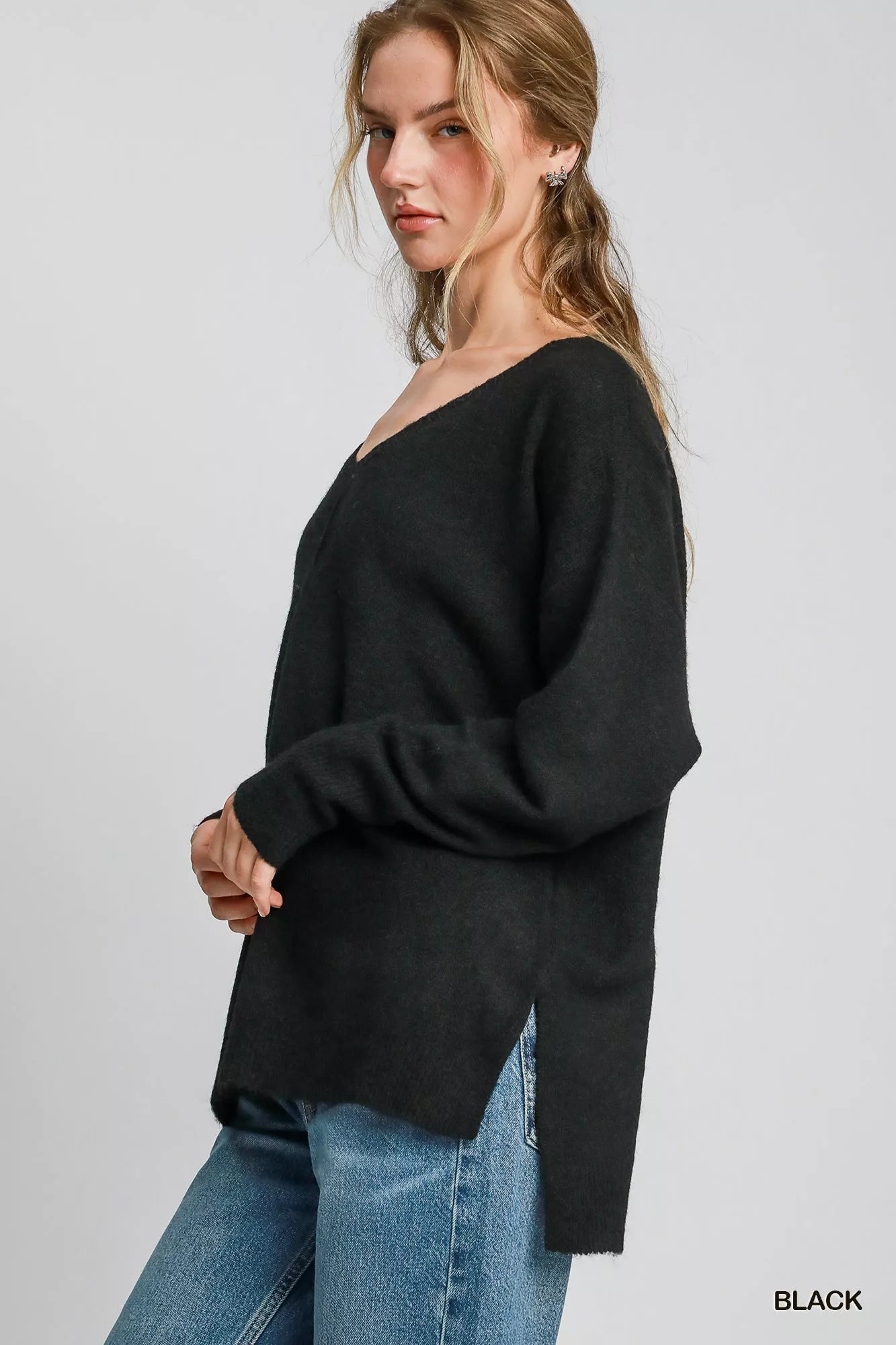 Wool Blended Pullover Sweater