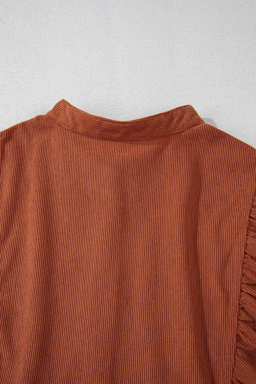Corduroy Button-Down Babydoll Dress