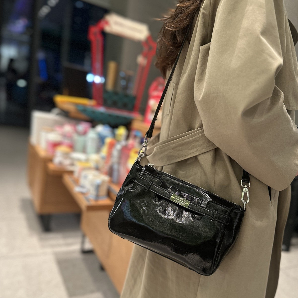Custom Cross-Border Top-Grain Oil Wax Cowhide Underarm Bag 2026 New OEM Vintage-Feel Genuine Leather Handbag