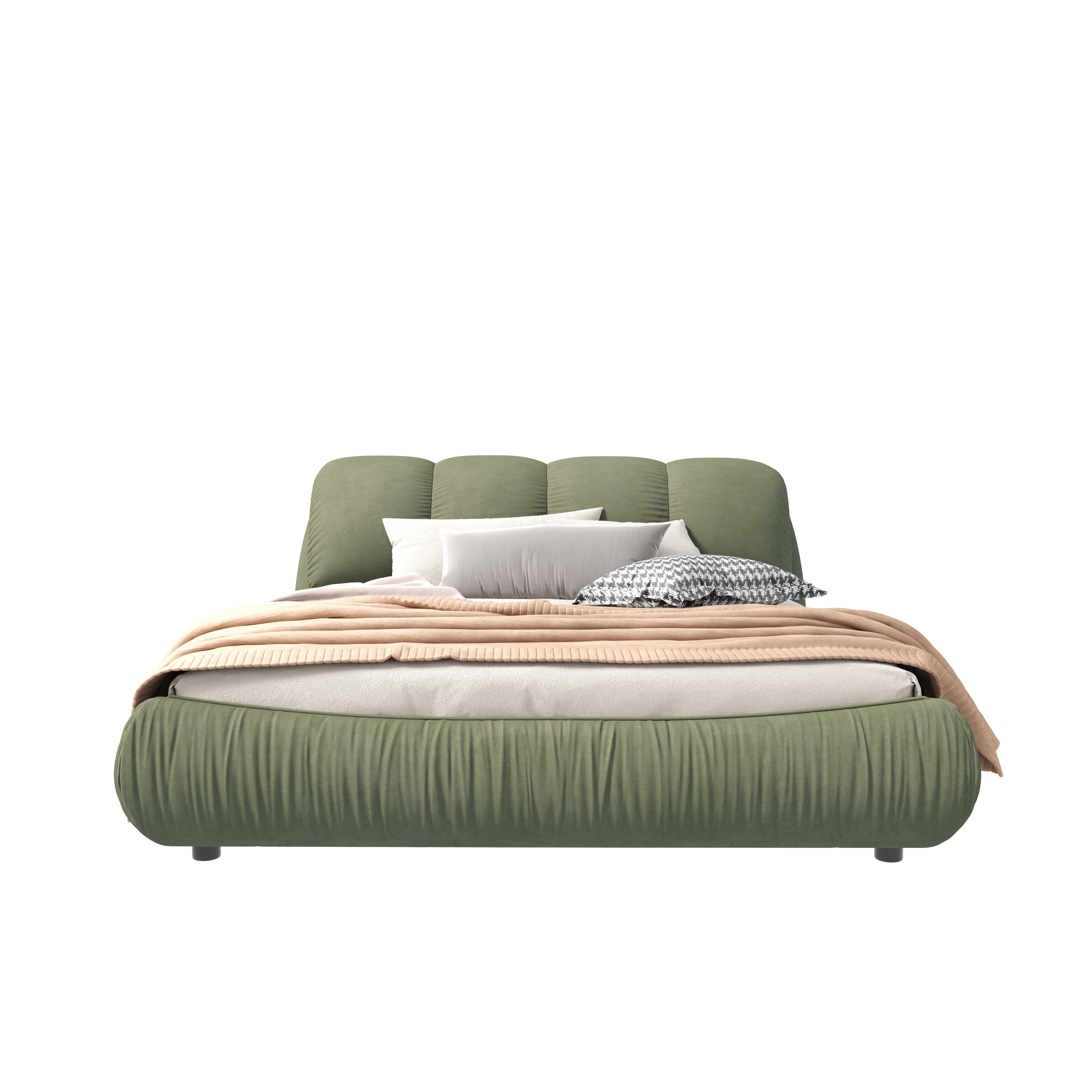 King Size Luxury Upholstered Platform Bed