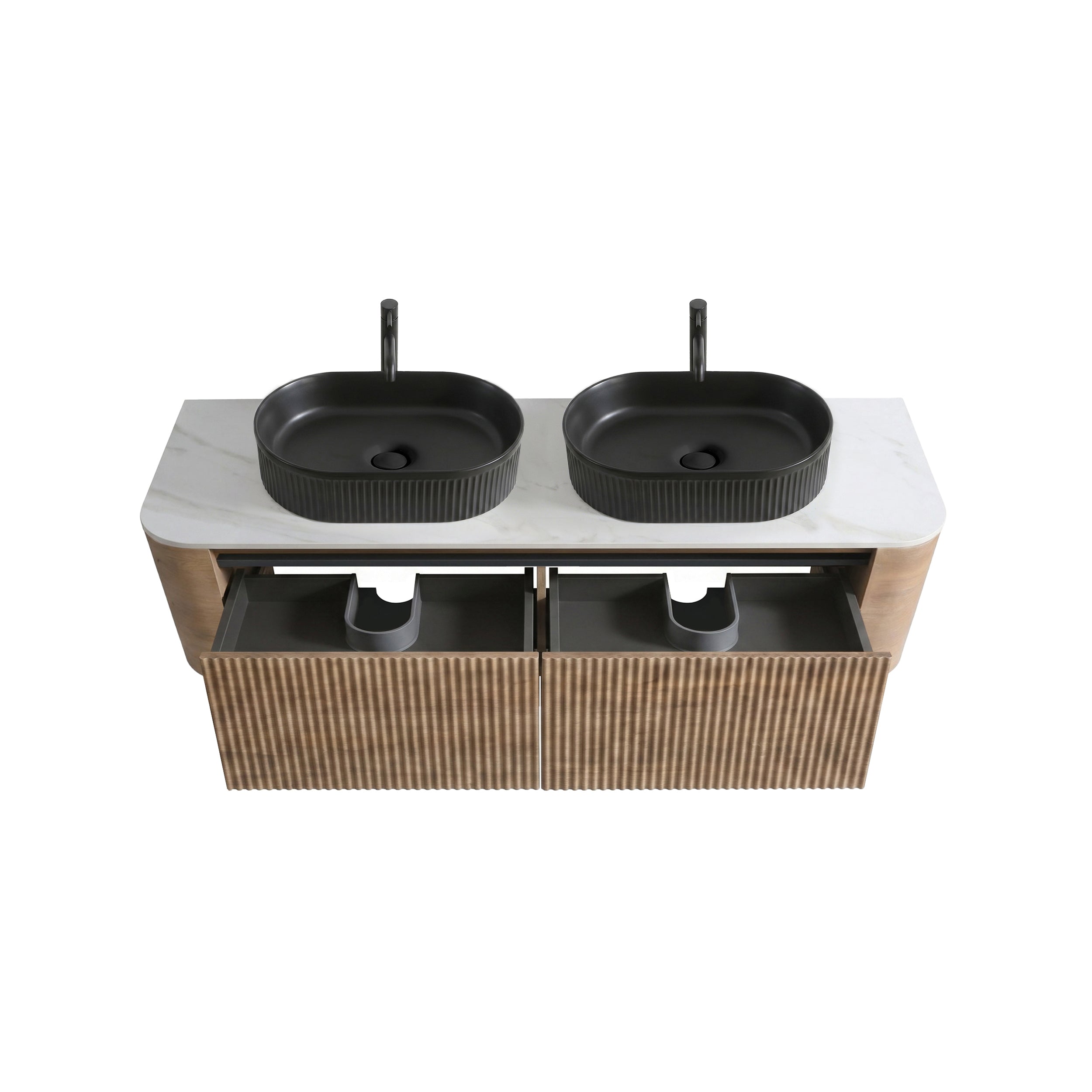 Erba 60 Inch Bathroom Vanity with Sink, Honey