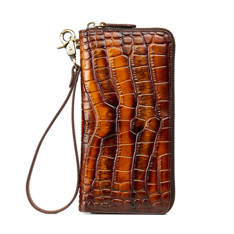 New Genuine Leather Large-capacity Long Wallet