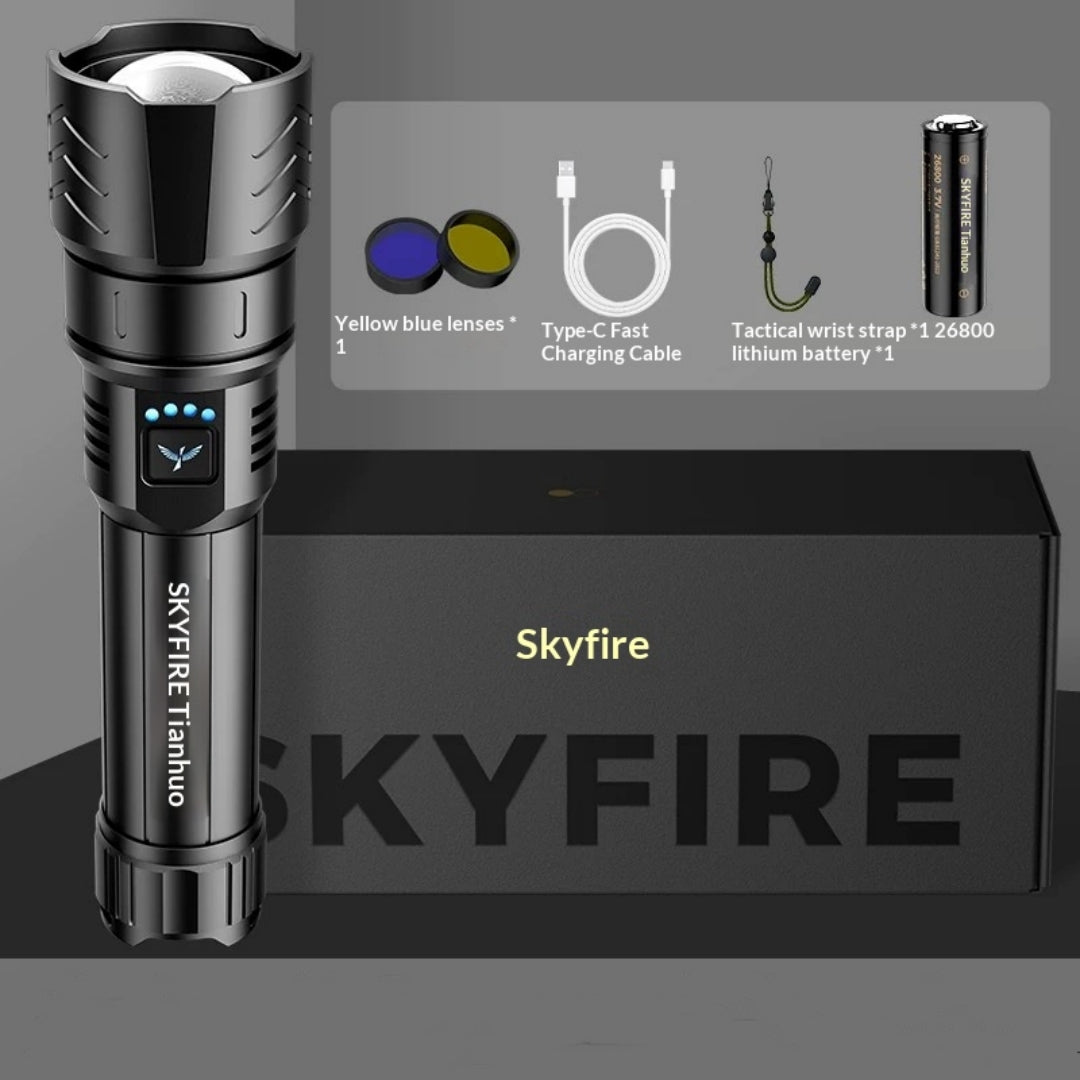 Ultra-bright Flashlight Ultra-bright Laser Beam Long-range Outdoor Use