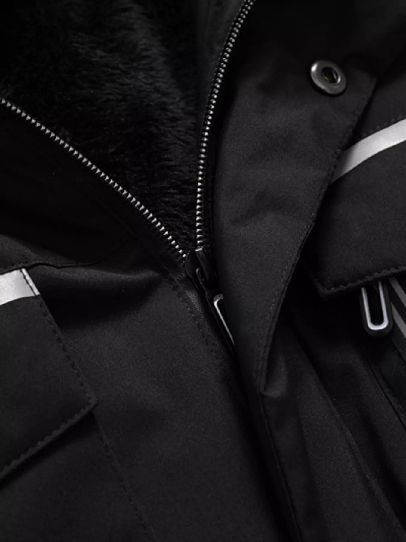 Men's Plus Size Fur Hooded Winter Parka Coat