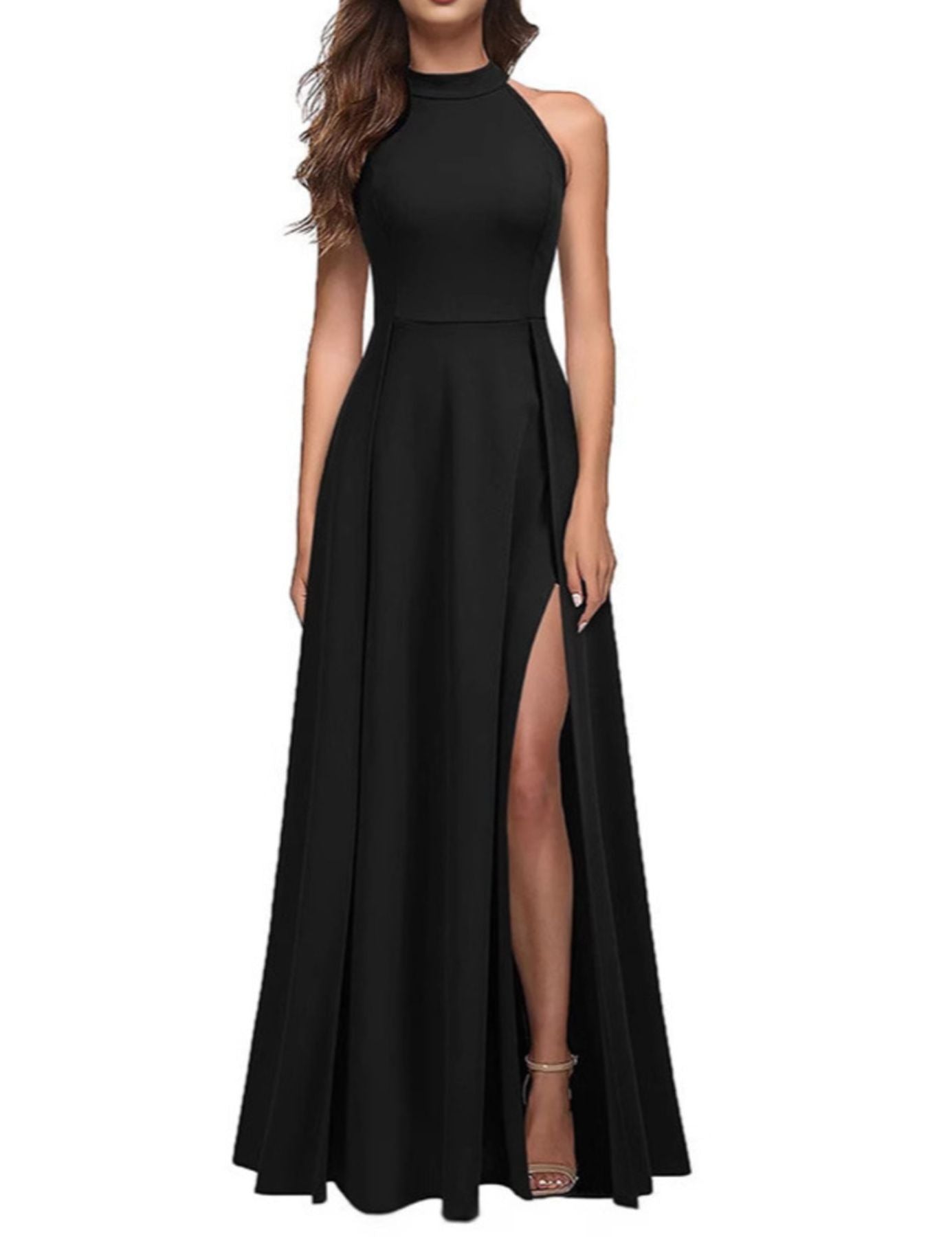 Sleeveless Slit Maxi Dress