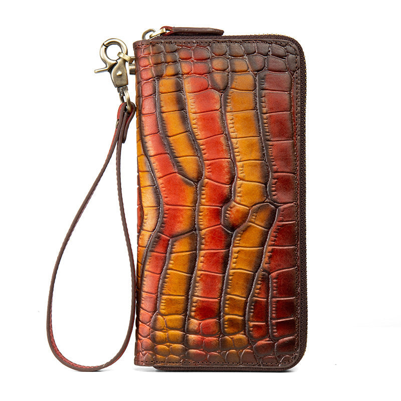New Genuine Leather Large-capacity Long Wallet