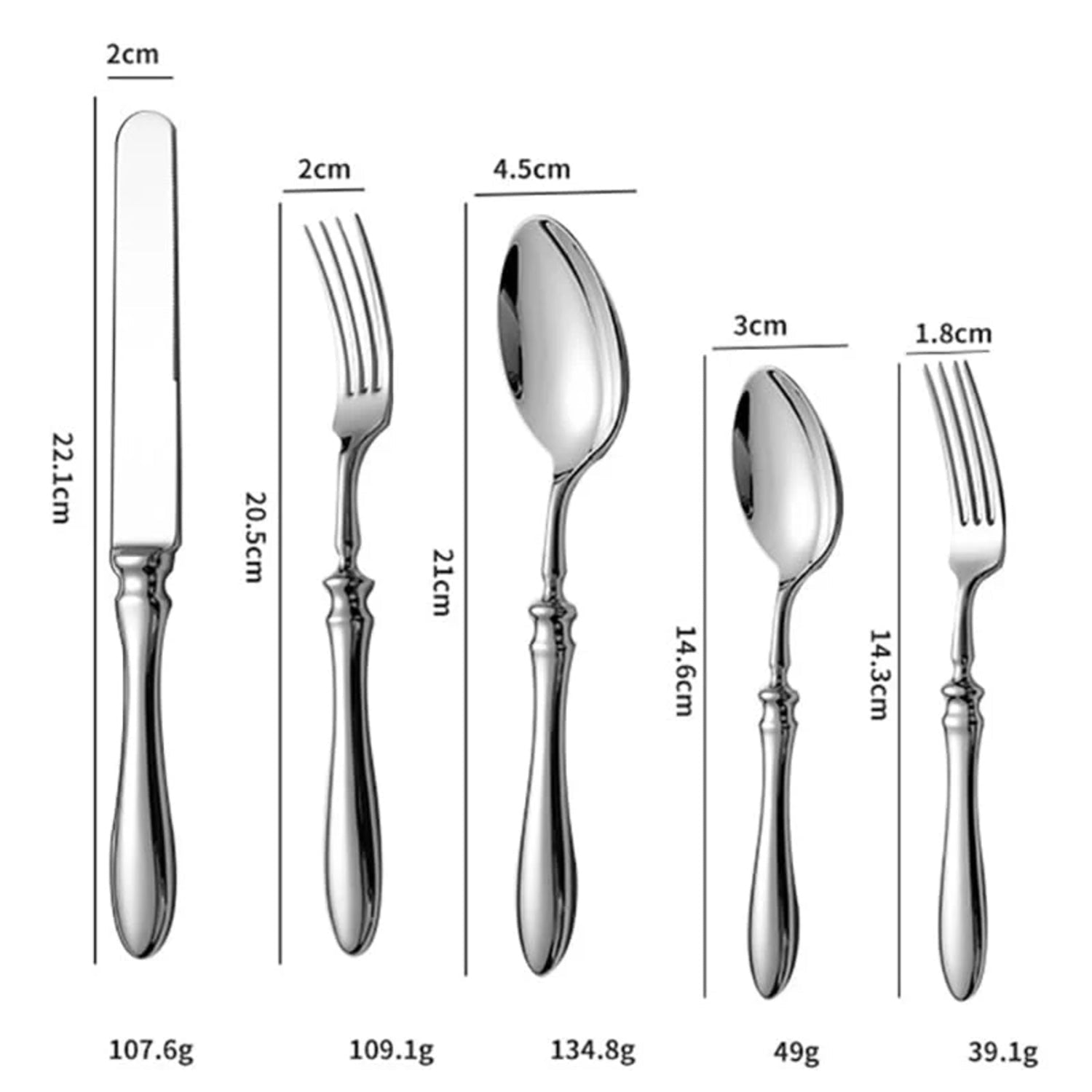 Eleanor Luxury Cutlery Set | 3CARATS - Overture Gifts