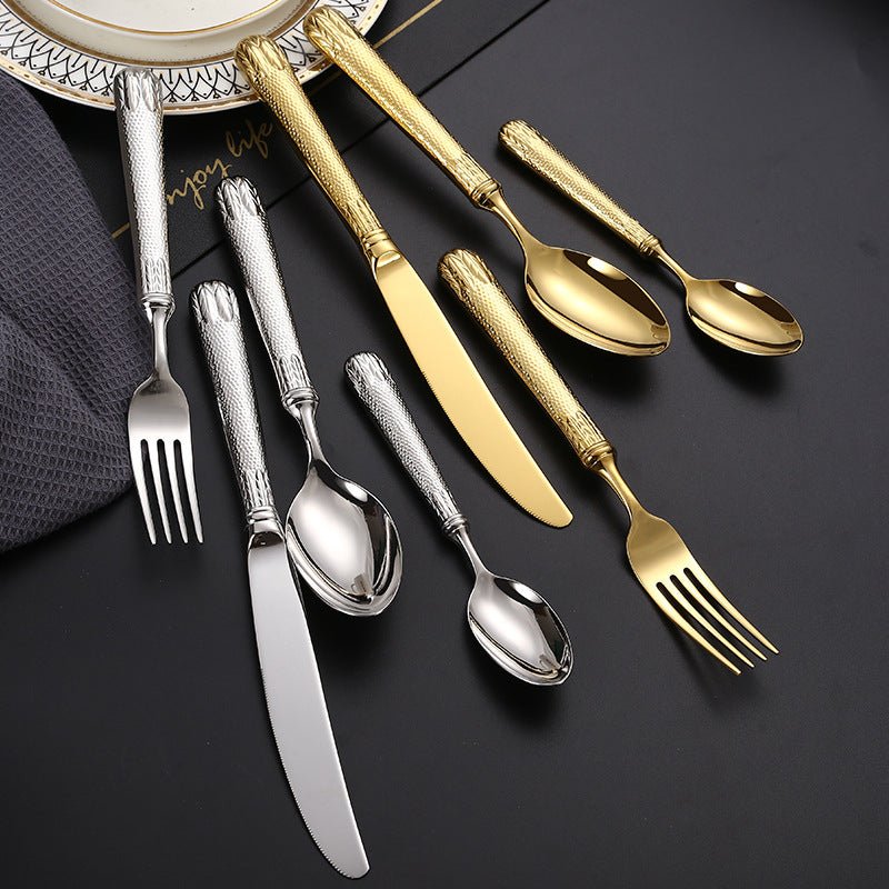 Elnoora Gold&Silver Luxury Cutlery Set | Yedwo - Overture Gifts