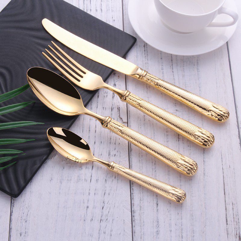 Elnoora Gold&Silver Luxury Cutlery Set | Yedwo - Overture Gifts