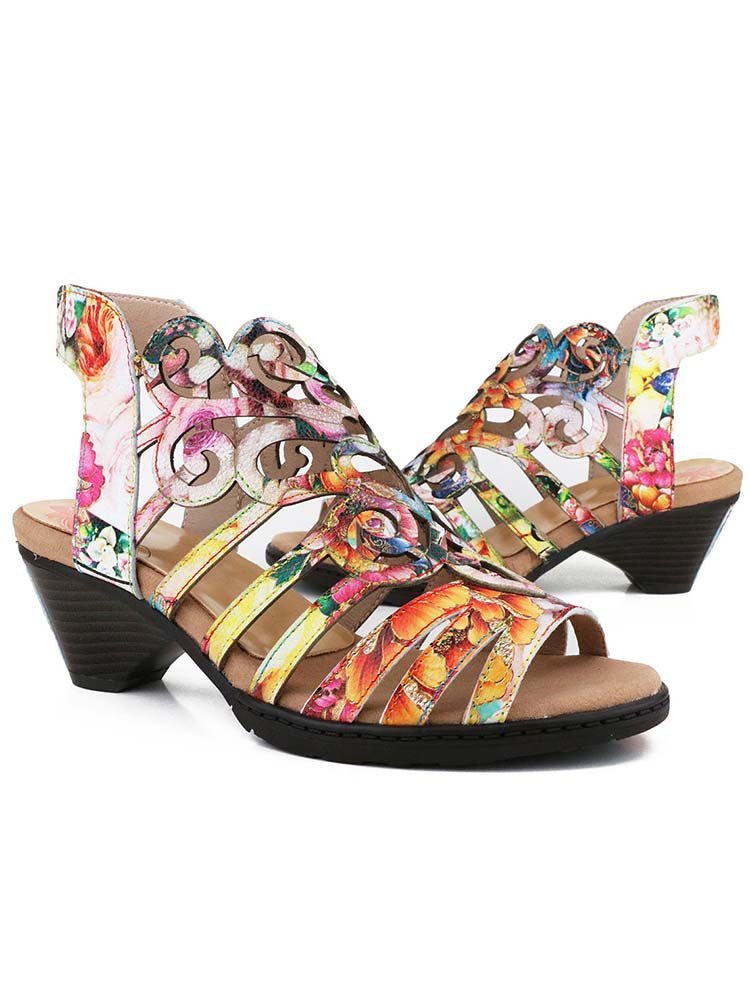 Elyse Genuine Leather Sandals - Overture Gifts