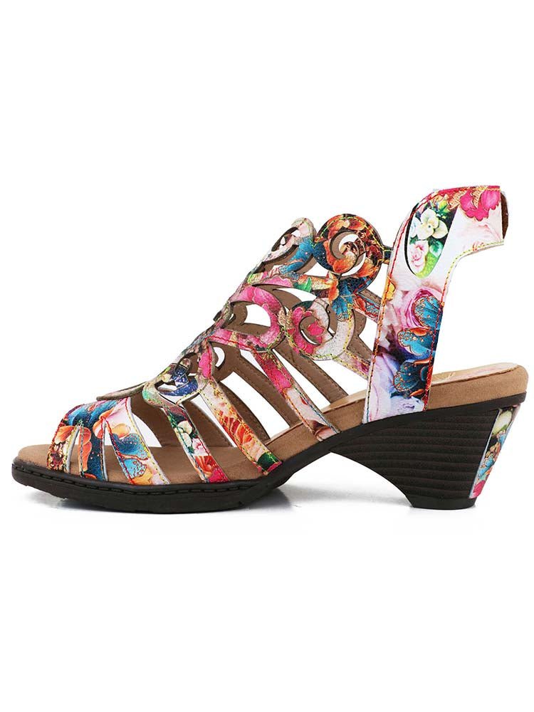 Elyse Genuine Leather Sandals - Overture Gifts