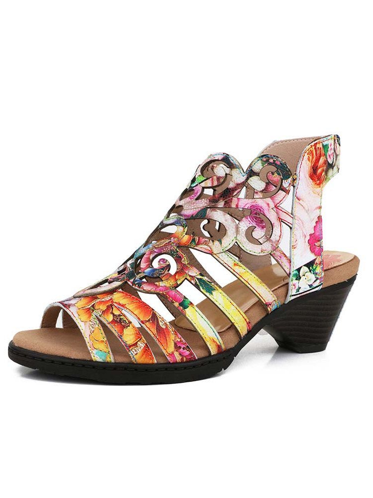 Elyse Genuine Leather Sandals - Overture Gifts