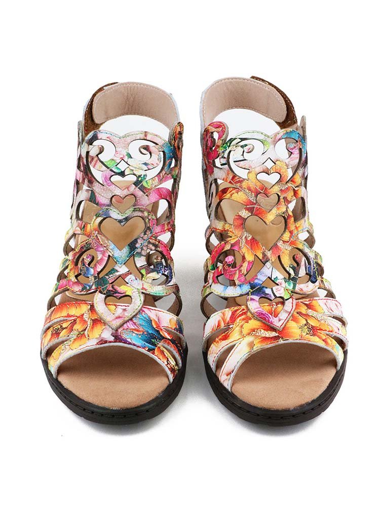 Elyse Genuine Leather Sandals - Overture Gifts