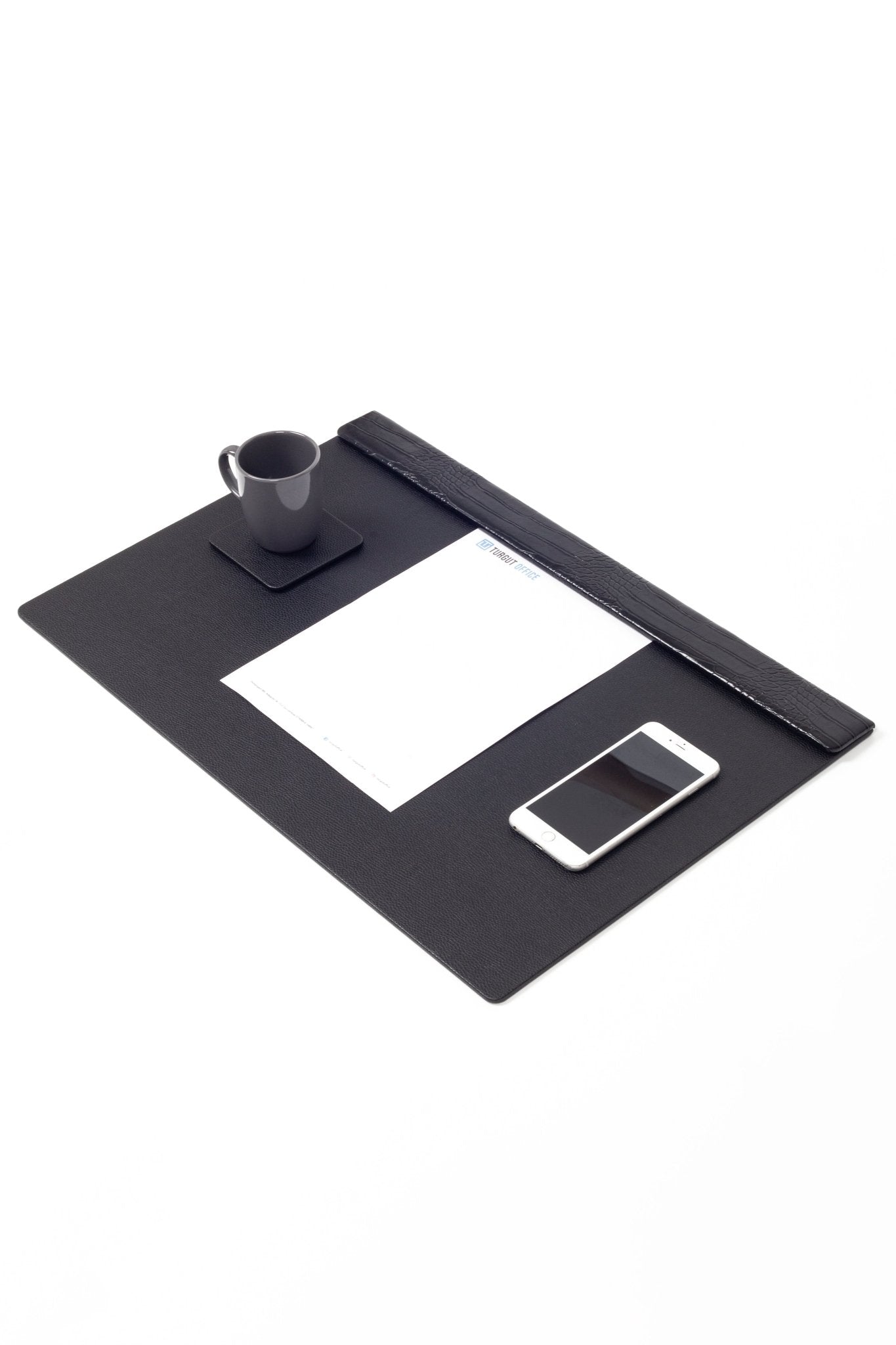 Embossed Leather Desk Pad | 23.6" × 15.7" - Overture Gifts