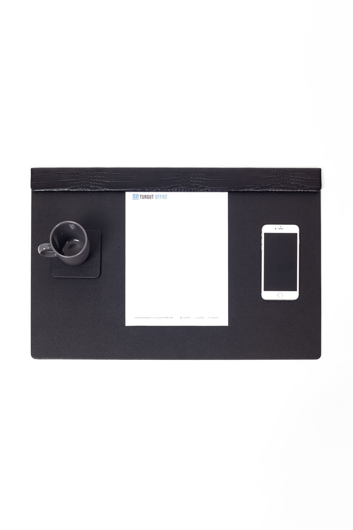 Embossed Leather Desk Pad | 23.6" × 15.7" - Overture Gifts