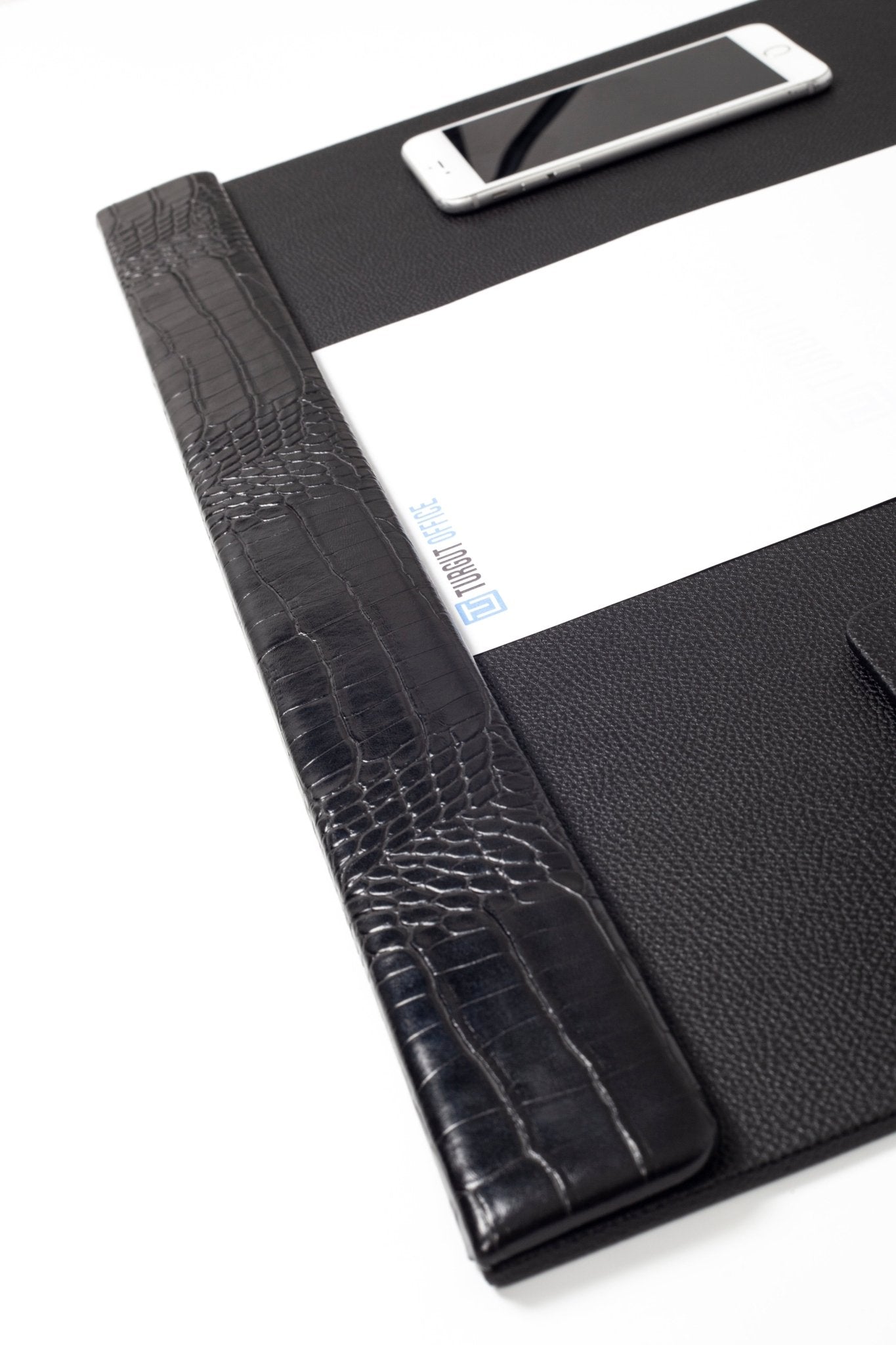 Embossed Leather Desk Pad | 23.6" × 15.7" - Overture Gifts