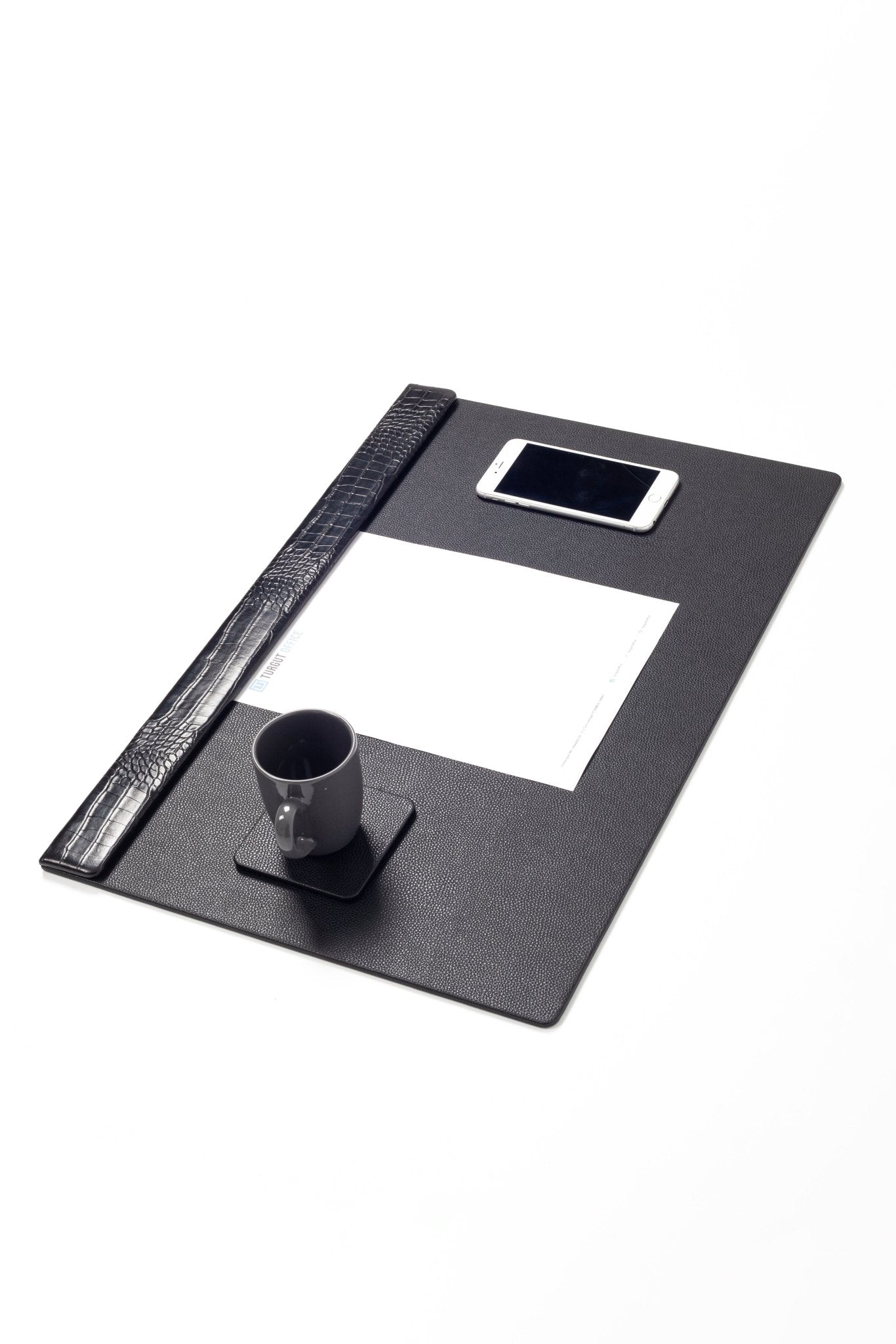 Embossed Leather Desk Pad | 23.6" × 15.7" - Overture Gifts