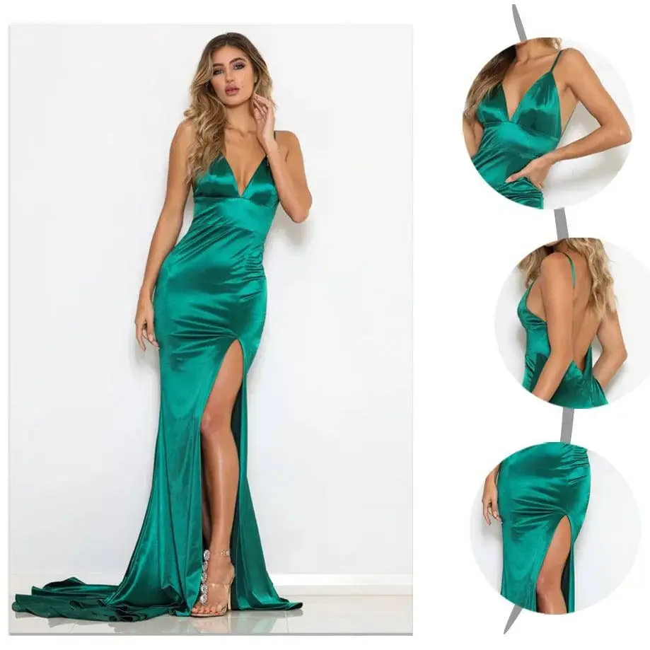 Emerald Green Annual Meeting Mermaid Gown