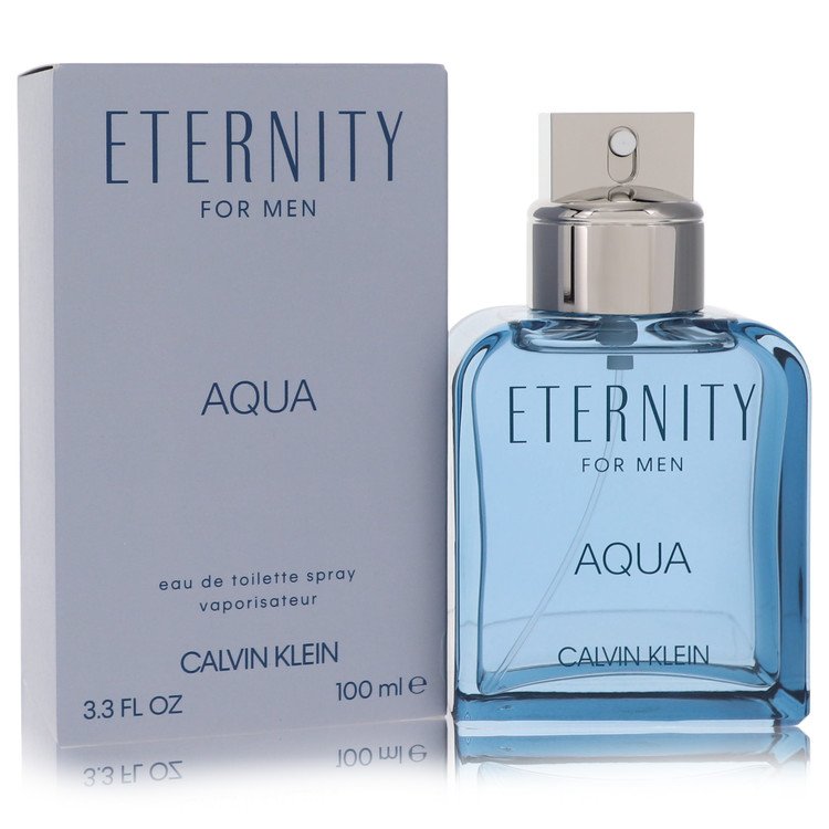 Eternity Aqua by Calvin Klein Eau De Toilette Spray 3.4 oz for Men - Overture Gifts