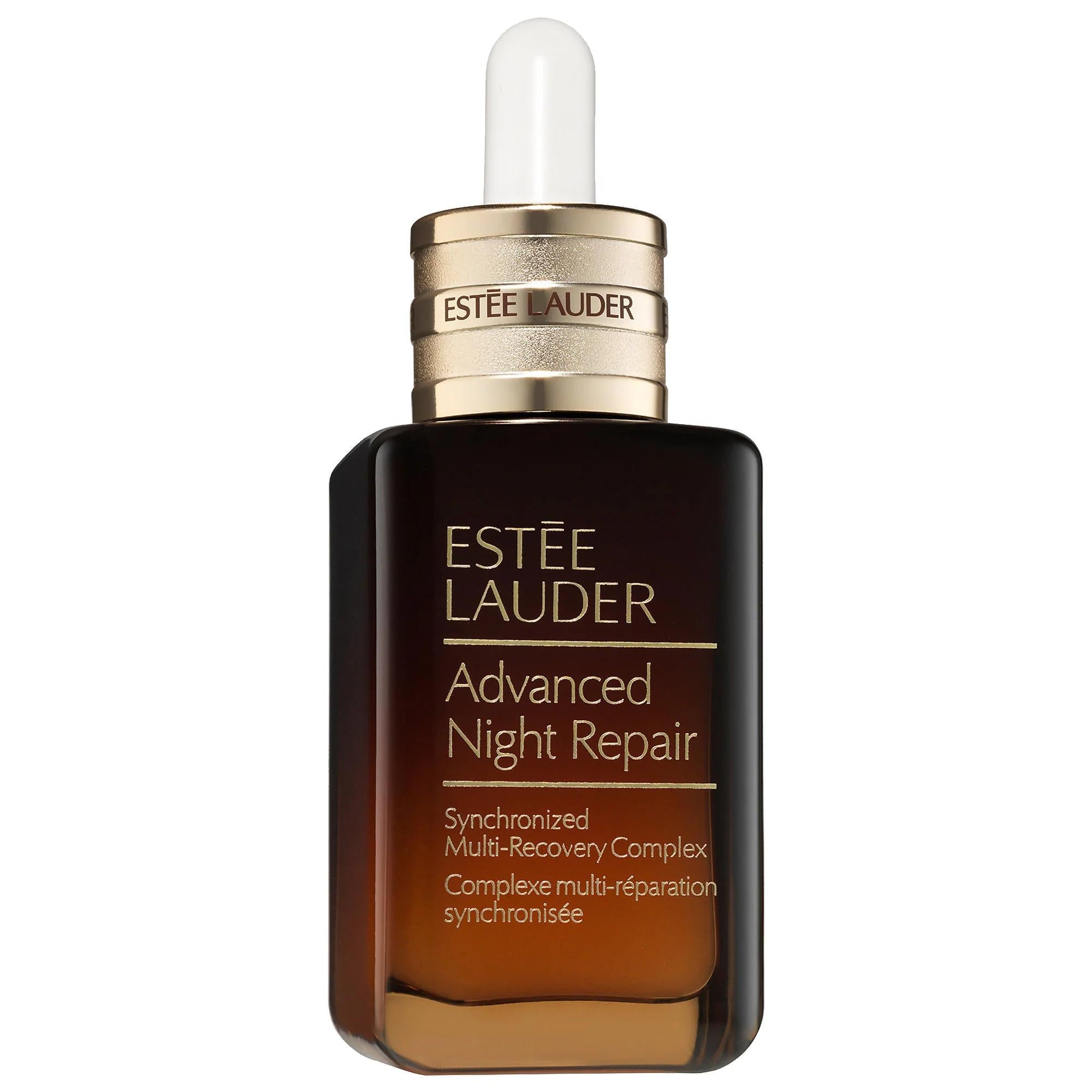 EstŽe Lauder Advanced Night Repair Serum: Anti-Aging, Wrinkle Reduction, & Intense Hydration with Hyaluronic Acid - Overnight Skin Repair for Radiant Skin
