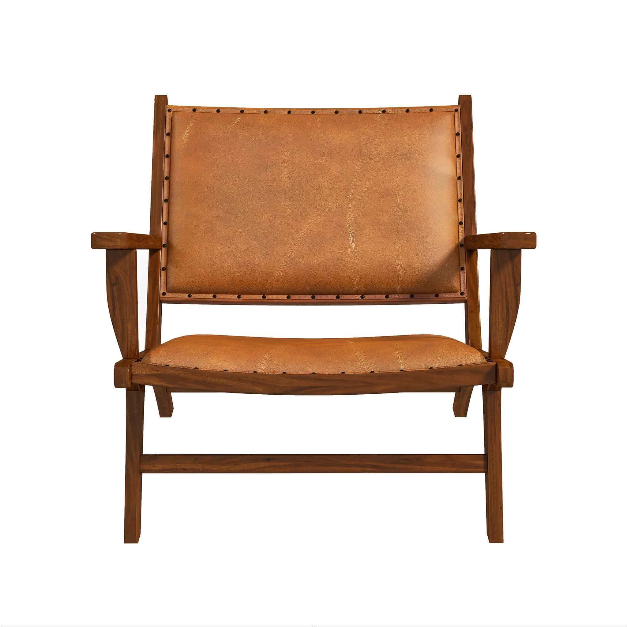 Daniel - Arm Chair - Brown / Tan