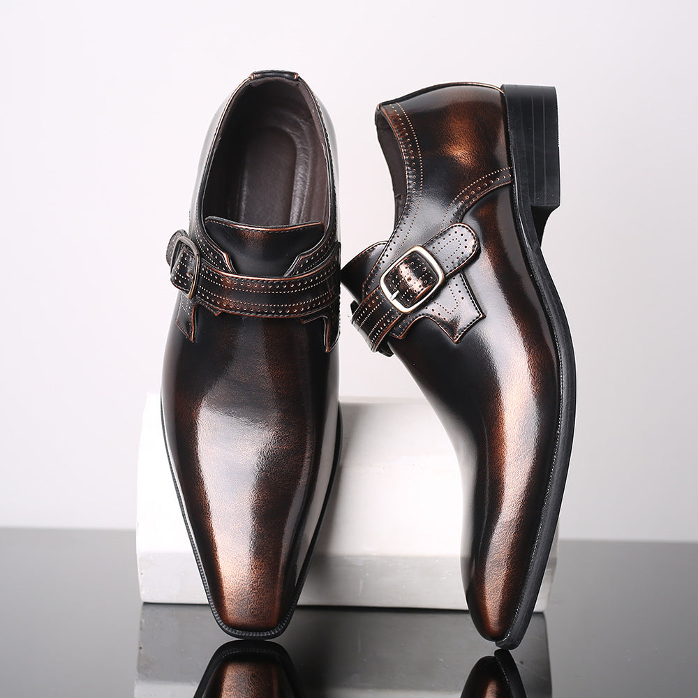 Business-casual Formal Mens Leather Shoes