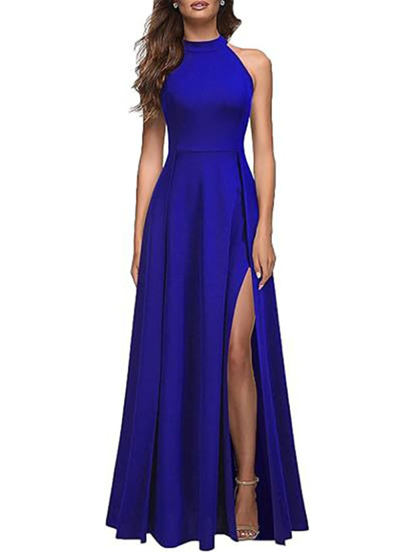 Sleeveless Slit Maxi Dress