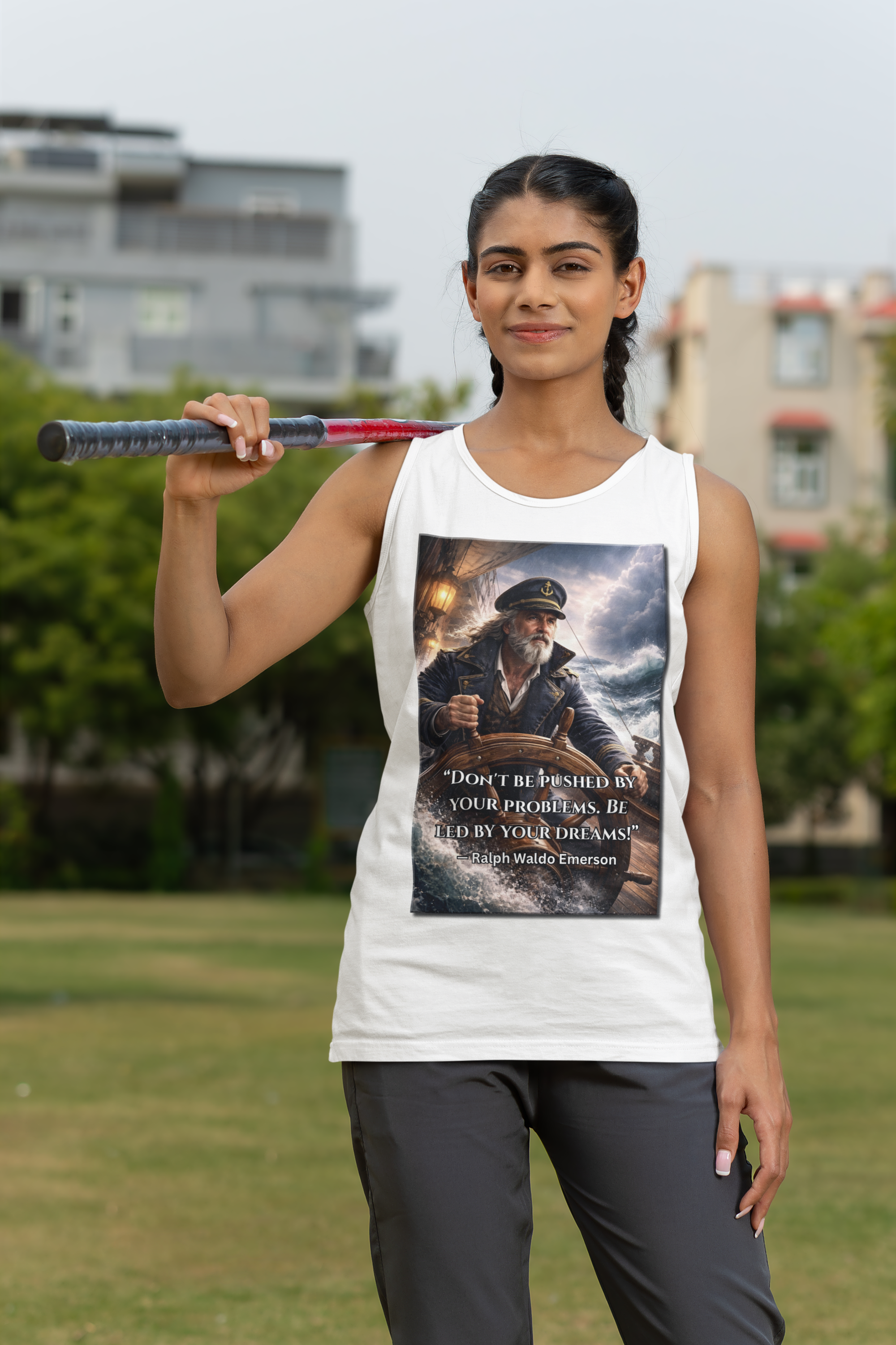 Don't be pushed by your problems - Under ArmourⓇ athletic t-shirt