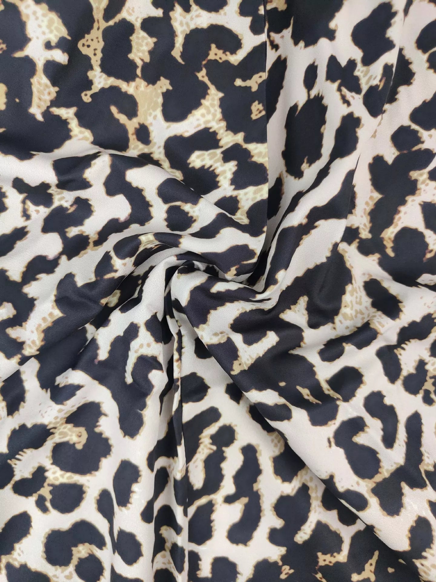 Leopard Sweetheart Neck Maxi Dress