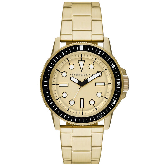 Armani Exchange Classic — Men's Gold-Tone Stainless Steel Watch