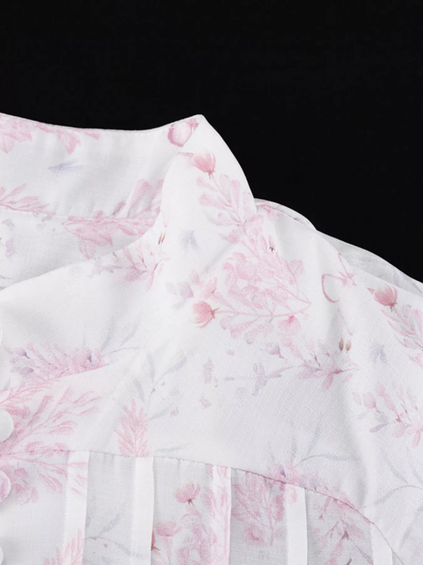Floral Print Layered Ruffle Dress
