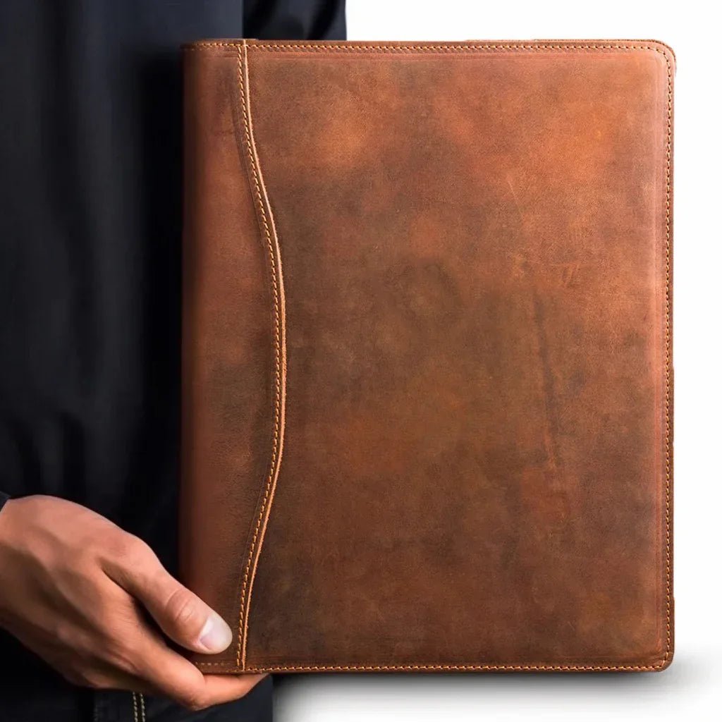 Falit Leather Folio | Handmade Leather Padfolio - Overture Gifts