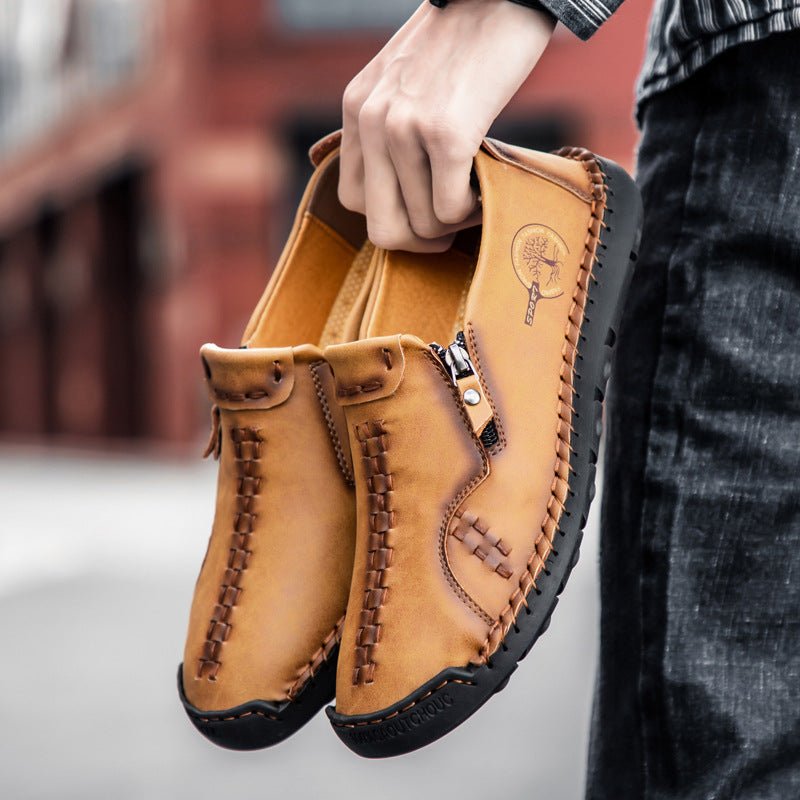 Fashion Casual Leather Shoes Solid Color Trend In The Help - Overture Gifts
