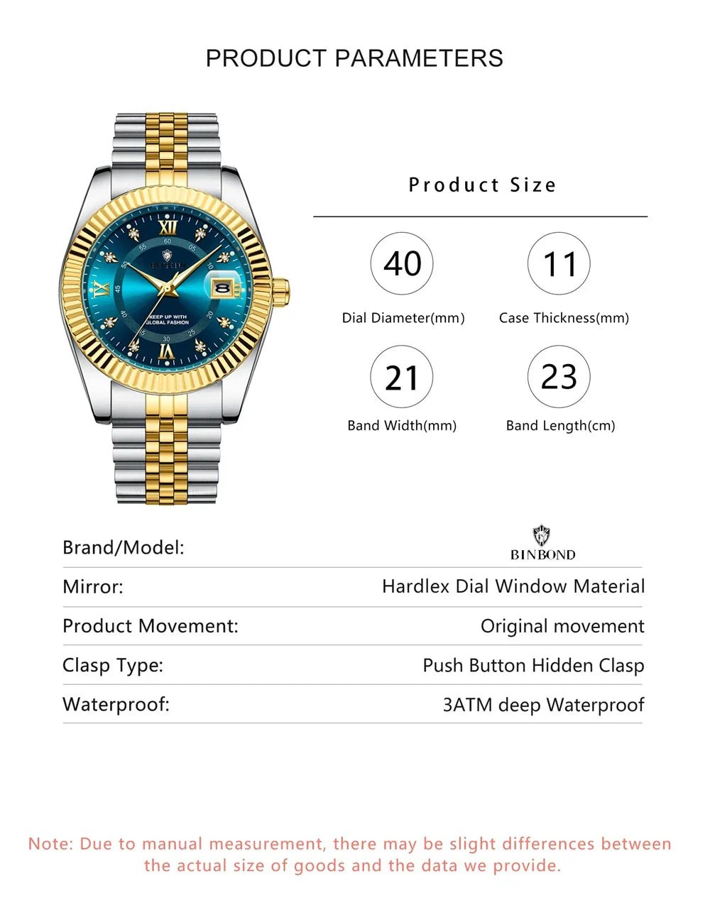 Fashion Quartz Wristwatches Luxury Brand High Quality Diamond Watch For Man Gifts Digital Mens Automatic Watches Men Gold Clock - Overture Gifts
