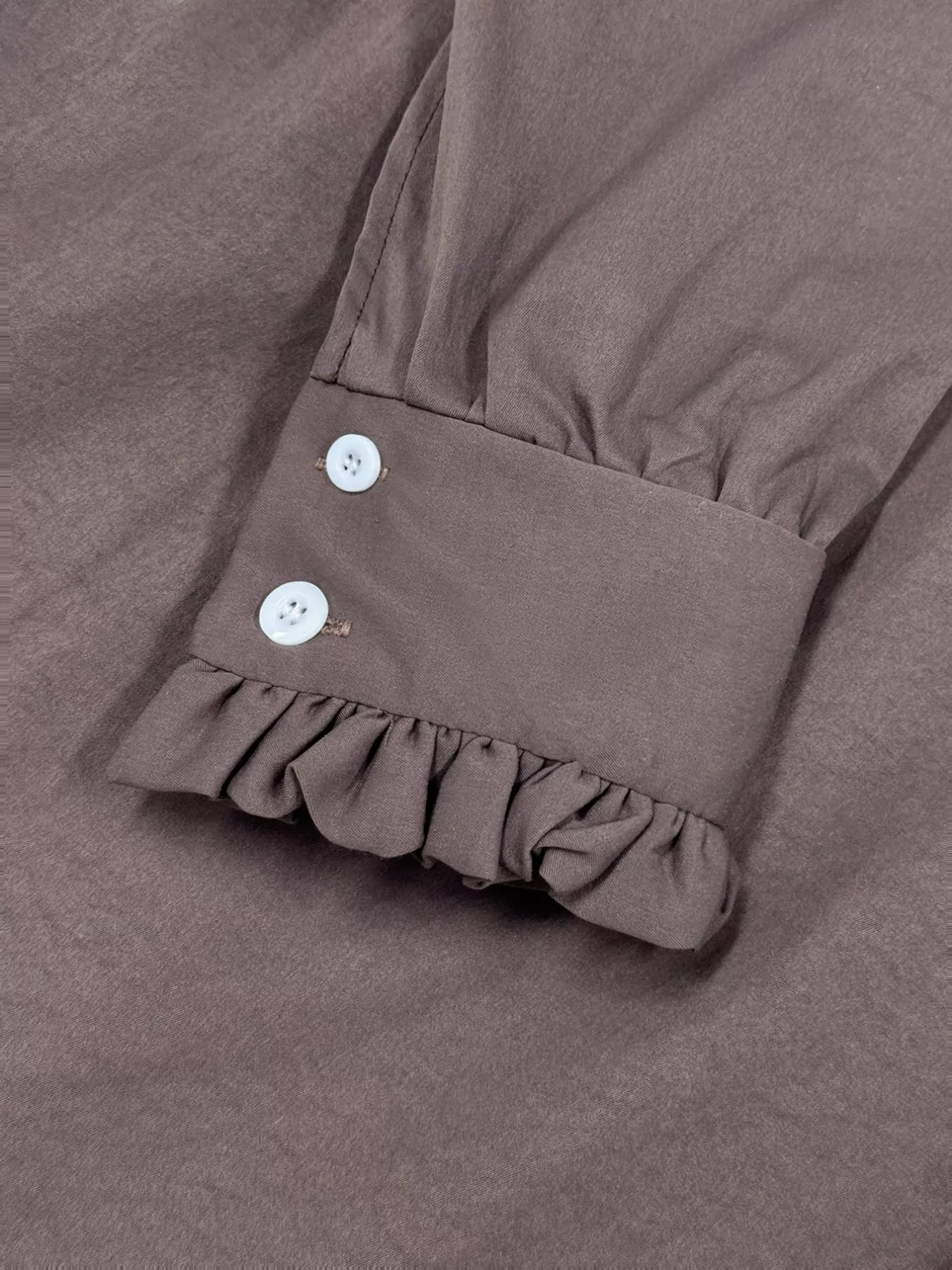 Long Sleeve Tie Waist Ruffle Hem Midi Dress