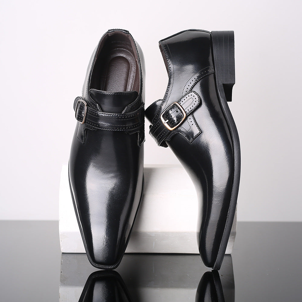Business-casual Formal Mens Leather Shoes