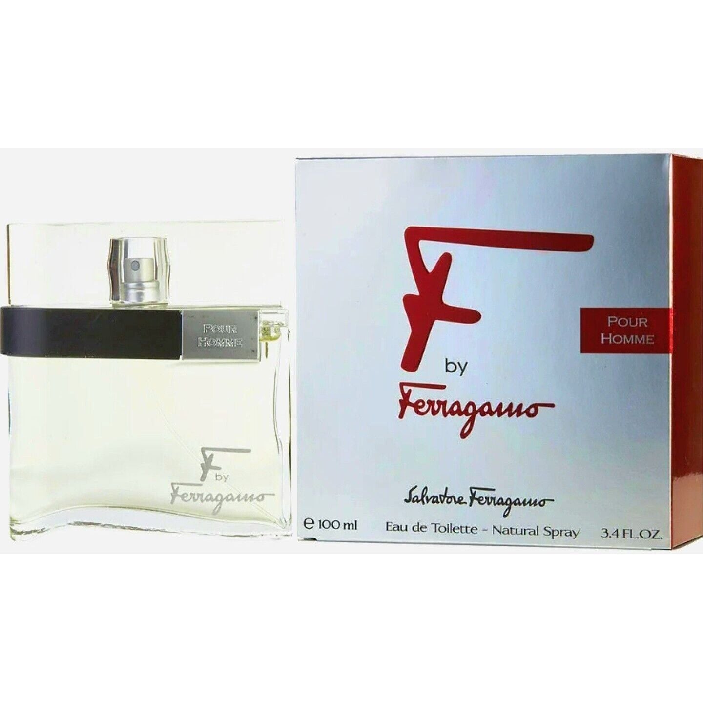 F Pour Homme by Salvatore Ferragamo EDT Spray for Men 3.4 oz