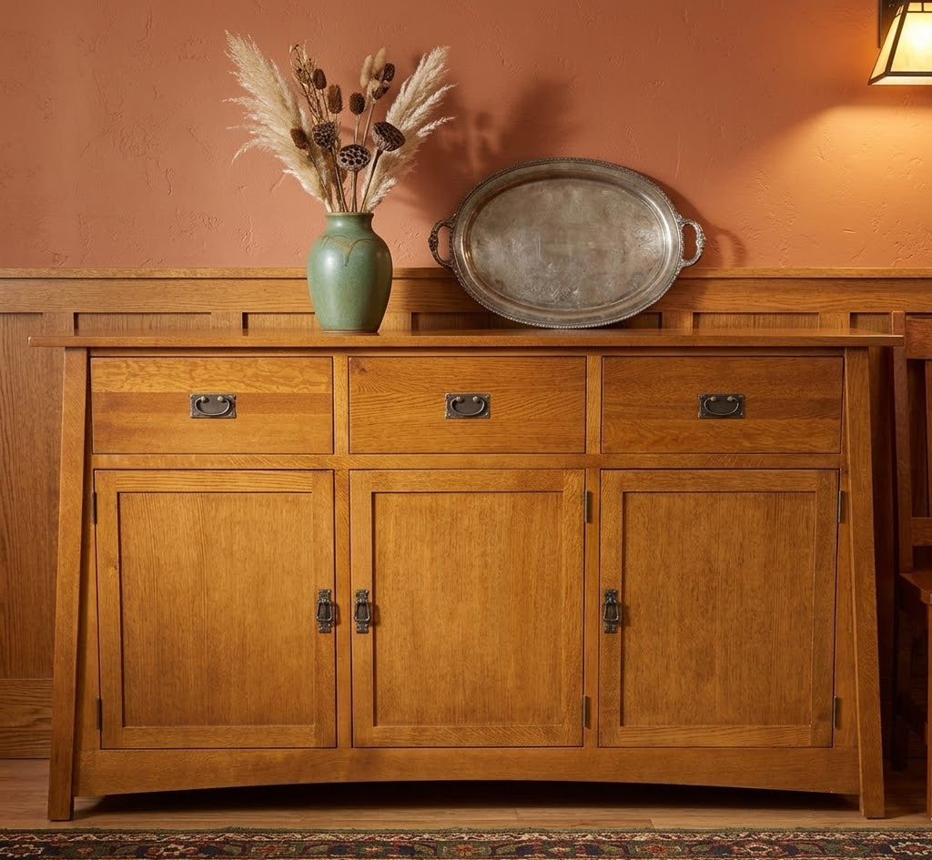 Mission 3 Door & 3 Drawer Sideboard - 70"