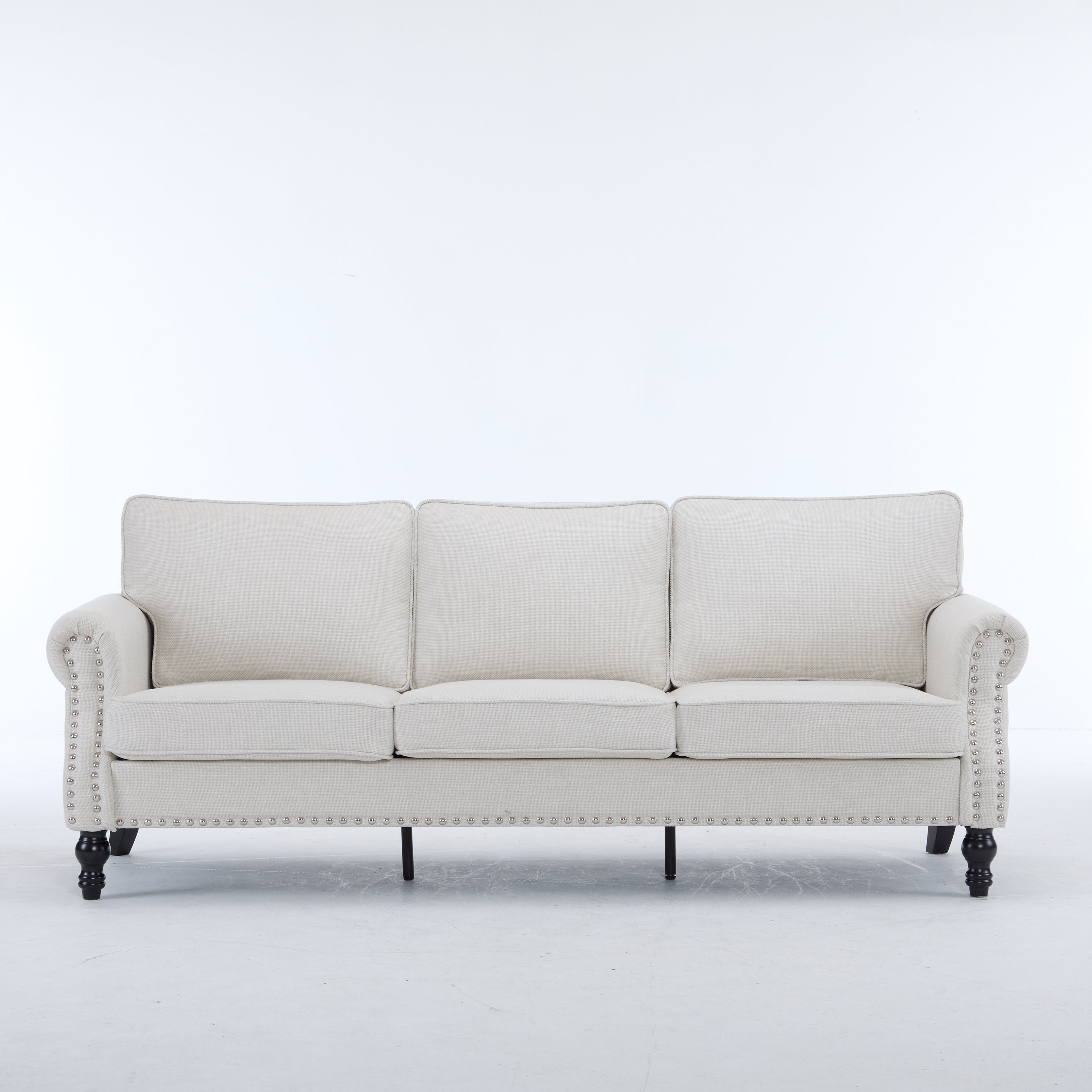 83 Inch Nailhead Trim Sofa for Living Room