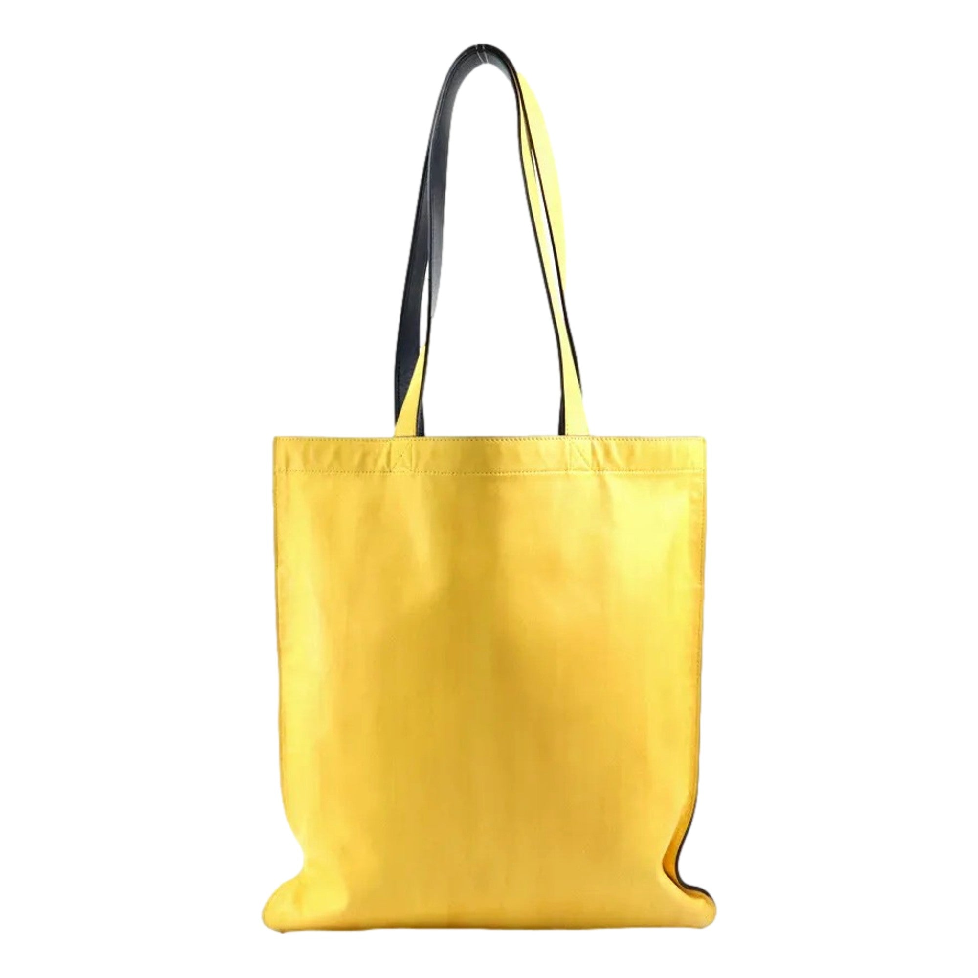 Fendi Pack Large Shopping Tote Yellow Box Leather Bag