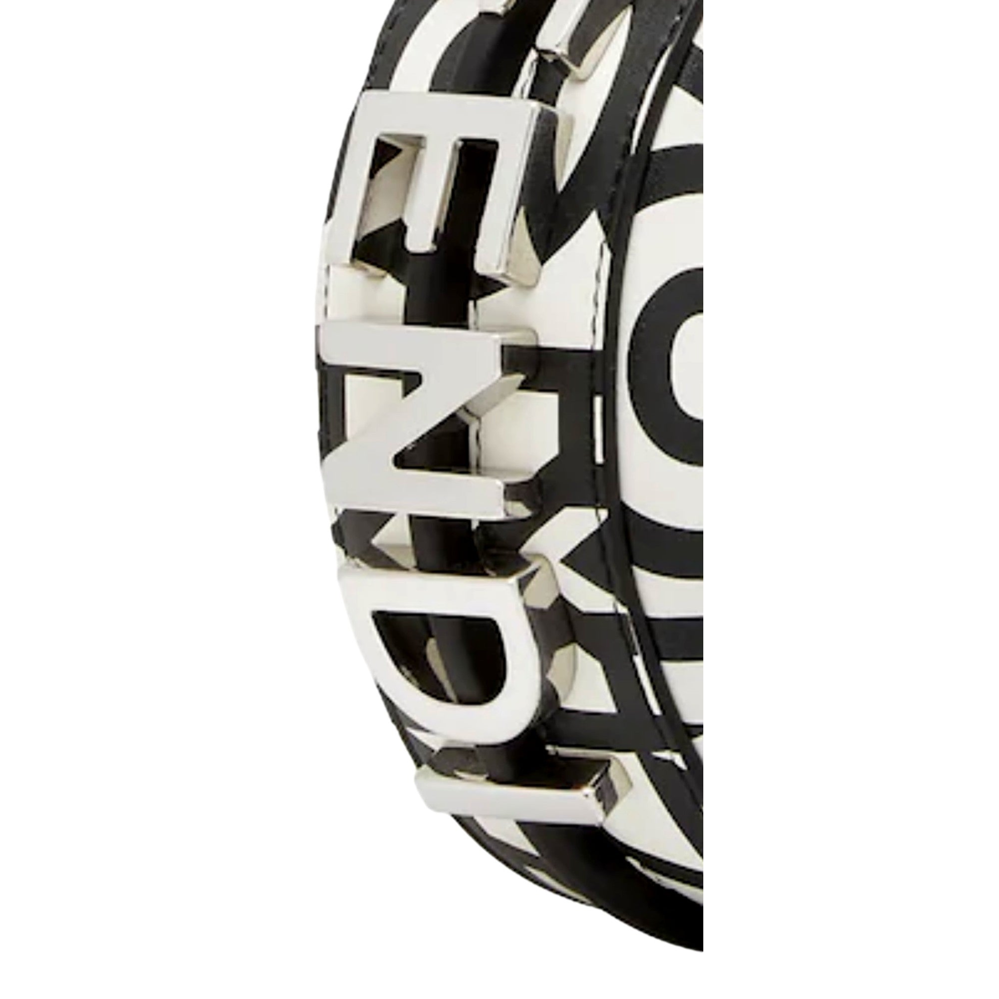 Fendi x Marc Jacobs Fendigraphy Nano Hobo Bag Black White