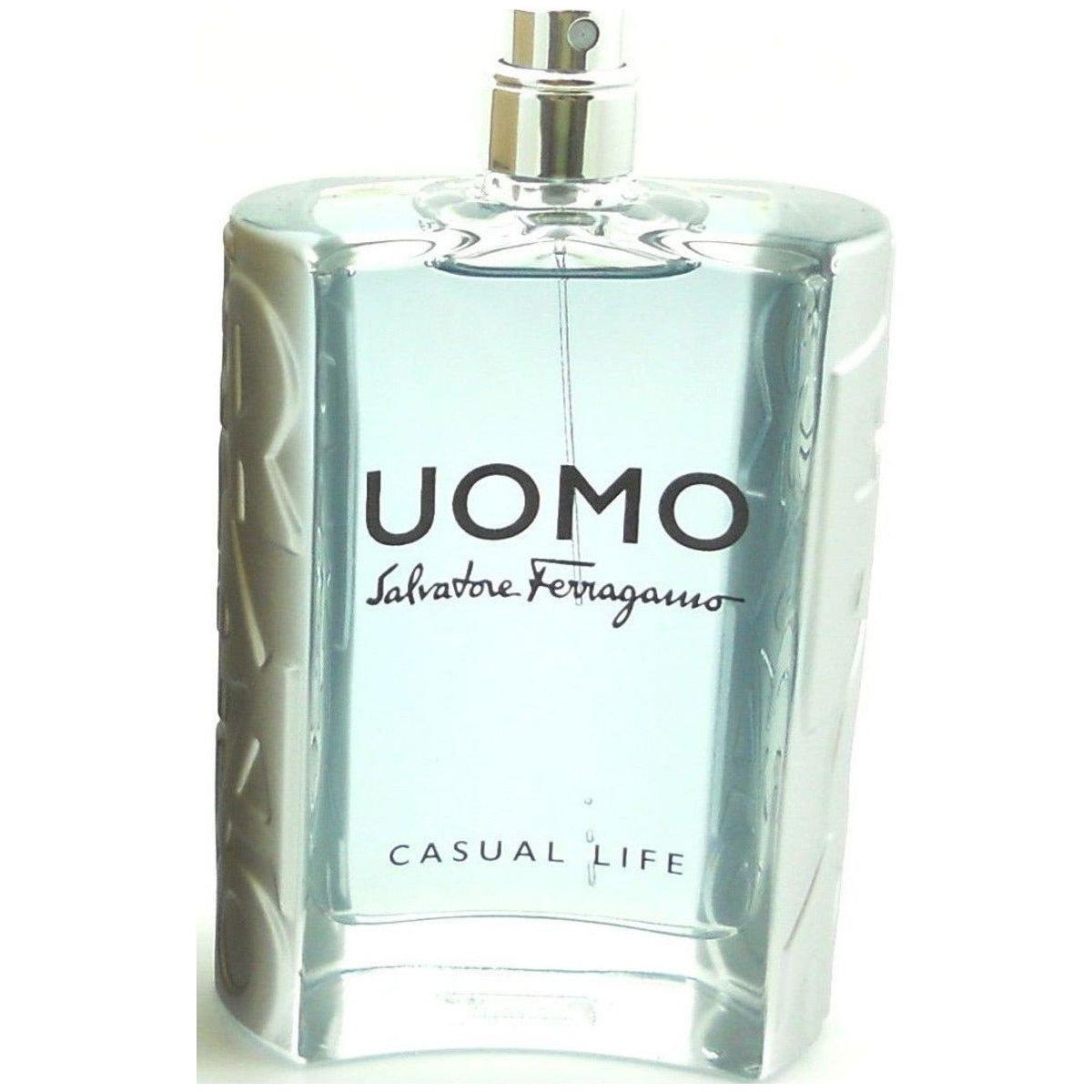 Uomo Casual Life by Salvatore Ferragamo EDT 3.4 oz Men’s Cologne Spray 100ml New Tester
