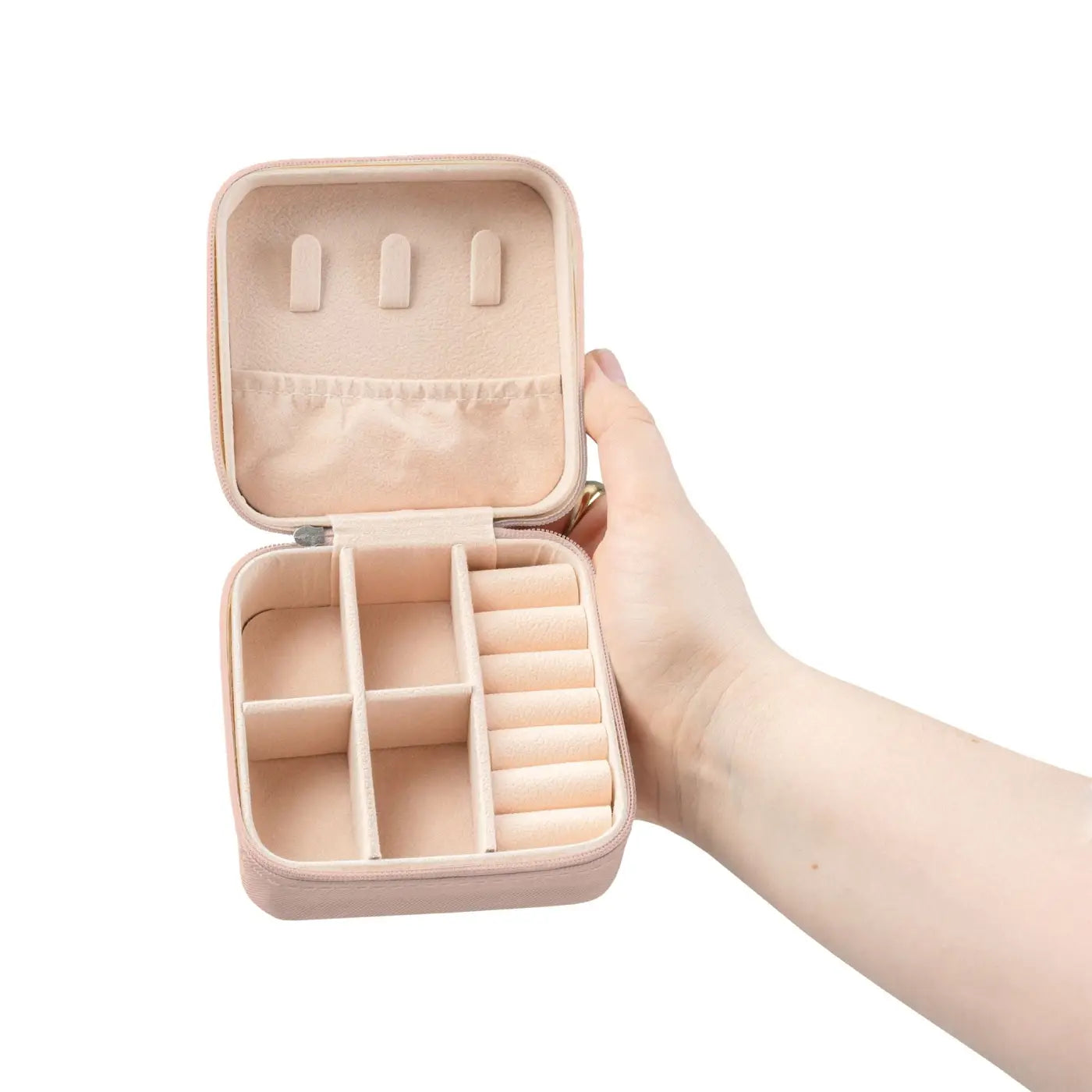 Jewelry Travel Case – Vegan Leather Organizer - Dipaliz