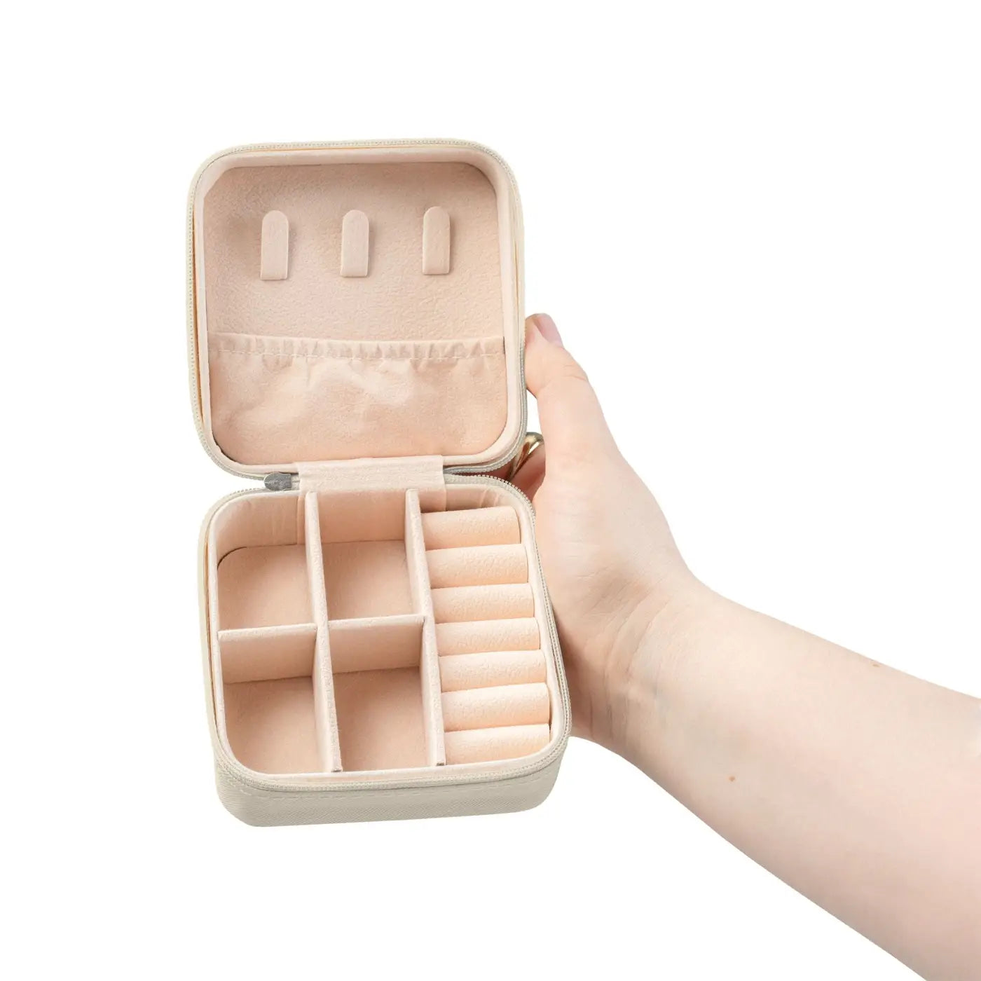 Jewelry Travel Case – Vegan Leather Organizer - Dipaliz