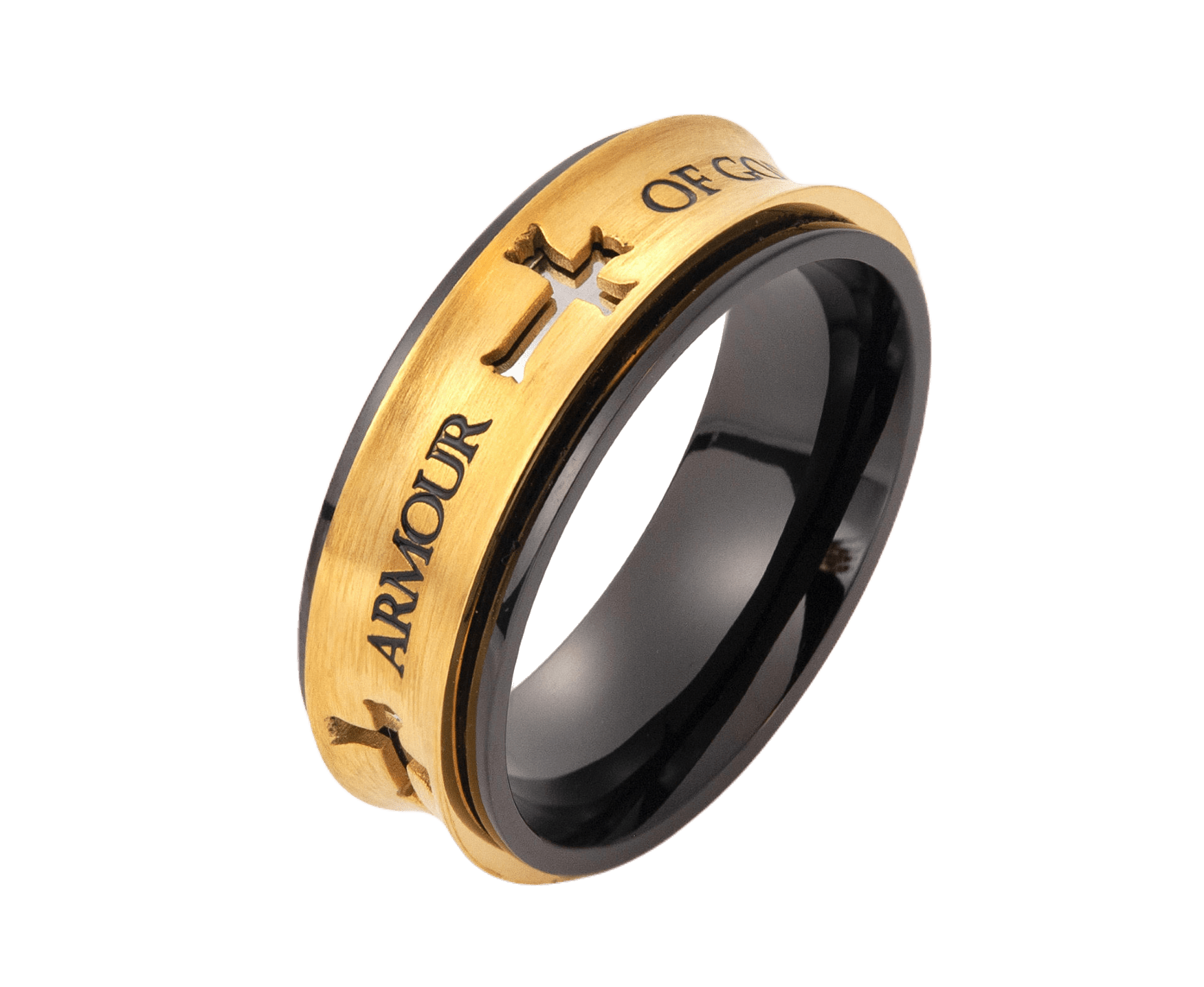 Four Cross Spinner Ring - Overture Gifts