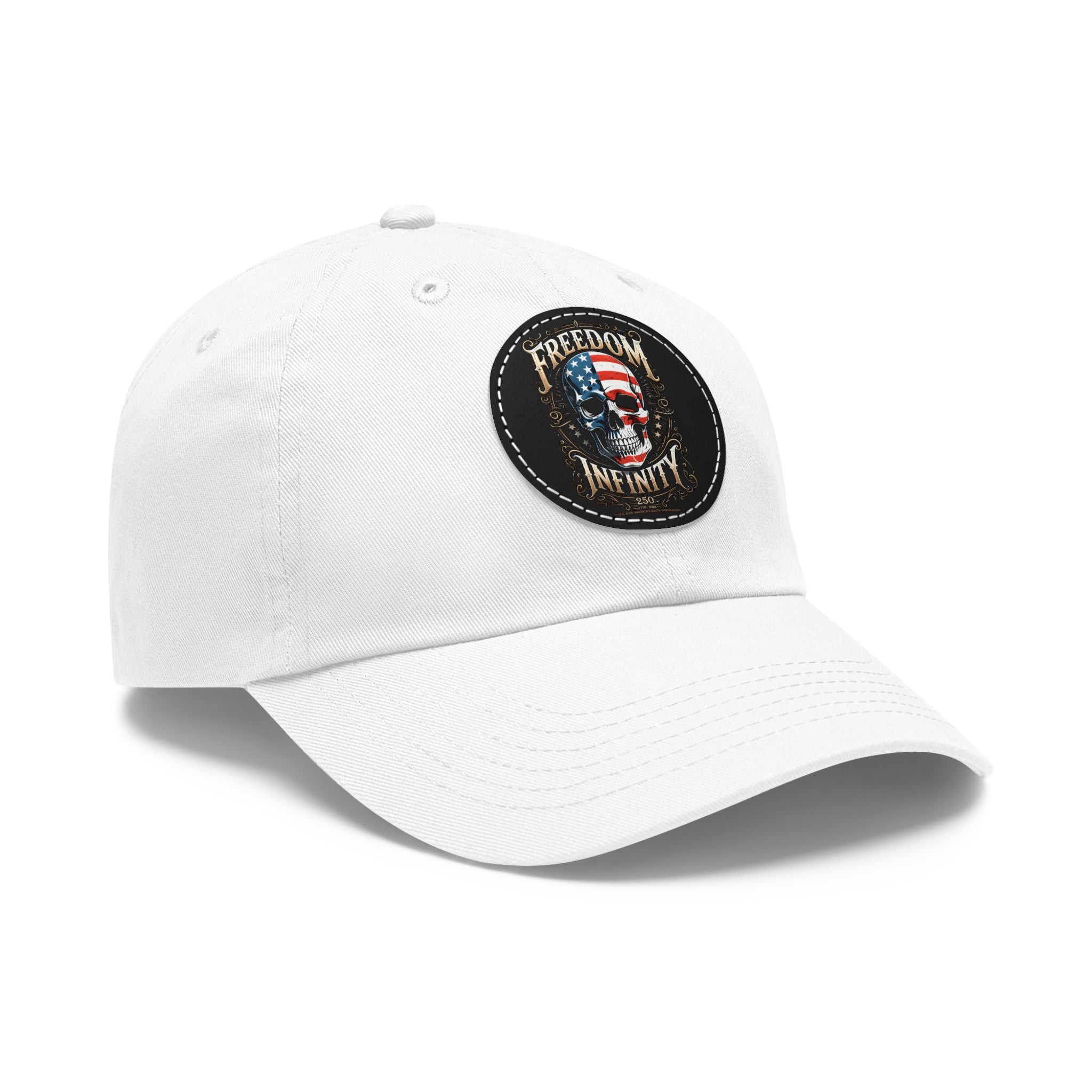 Freedom Infinity 250 Years 1776-2026 Leather Patch Hat