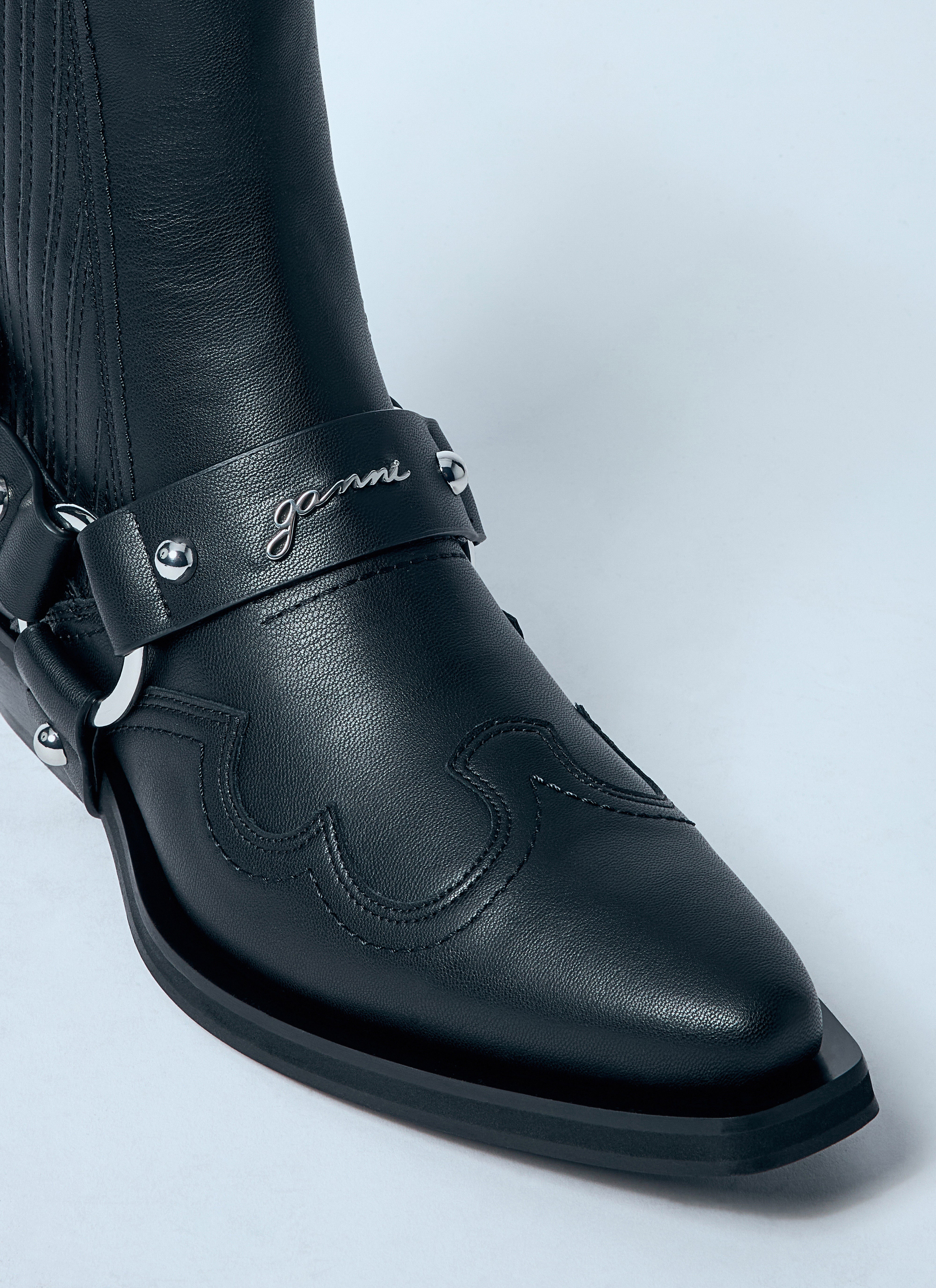 Ganni Women Low-Cut Western Chelsea Boots