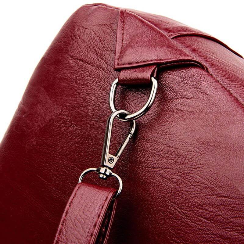 Genuine Leather Backpack for Women Water Resistant Anti Theft Travel Bag - Overture Gifts